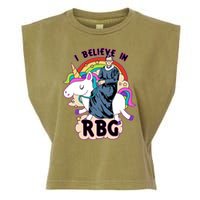 I Believe In RBG Ruth Bader Ginsburg  Garment-Dyed Women's Muscle Tee