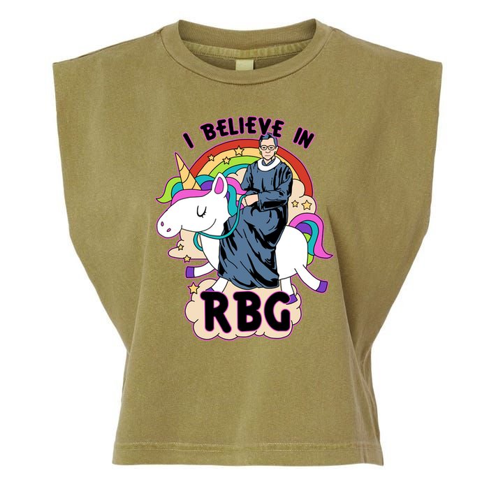 I Believe In RBG Ruth Bader Ginsburg  Garment-Dyed Women's Muscle Tee