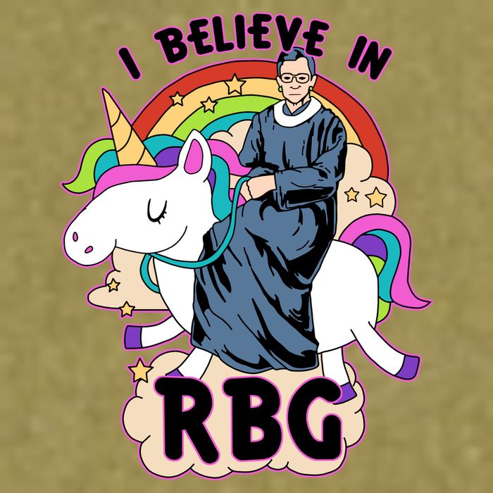 I Believe In RBG Ruth Bader Ginsburg  Garment-Dyed Women's Muscle Tee