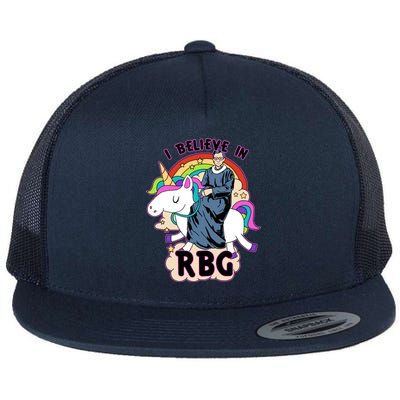 I Believe In RBG Ruth Bader Ginsburg  Flat Bill Trucker Hat