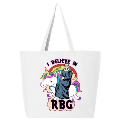 I Believe In RBG Ruth Bader Ginsburg  25L Jumbo Tote