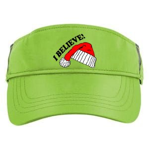 I Believe In Santa Claus Christmas Adult Drive Performance Visor