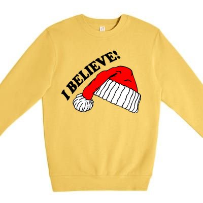 I Believe In Santa Claus Christmas Premium Crewneck Sweatshirt