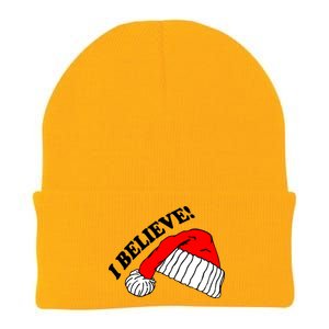 I Believe In Santa Claus Christmas Knit Cap Winter Beanie