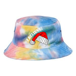 I Believe In Santa Claus Christmas Tie Dye Newport Bucket Hat