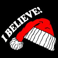 I Believe In Santa Claus Christmas 16 in Basic Backpack
