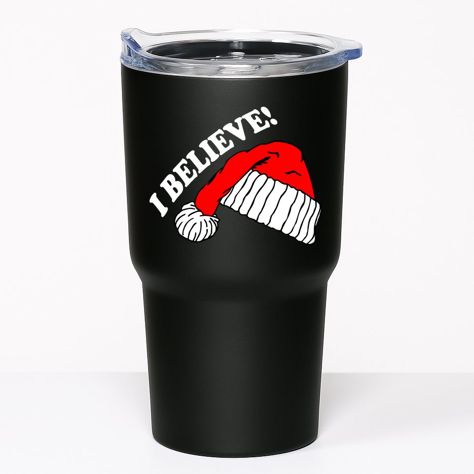 I Believe In Santa Claus Christmas Tumbler