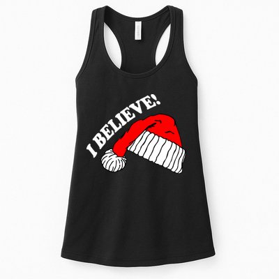 I Believe In Santa Claus Christmas Womens Tank Top