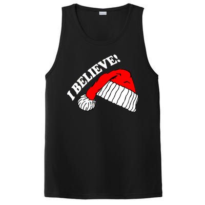 I Believe In Santa Claus Christmas PosiCharge Competitor Tank