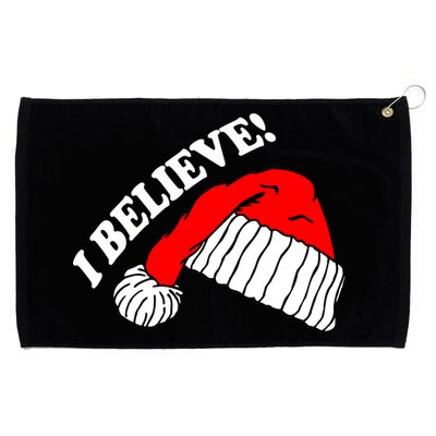 I Believe In Santa Claus Christmas Grommeted Golf Towel