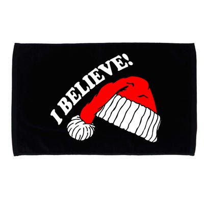 I Believe In Santa Claus Christmas Microfiber Hand Towel