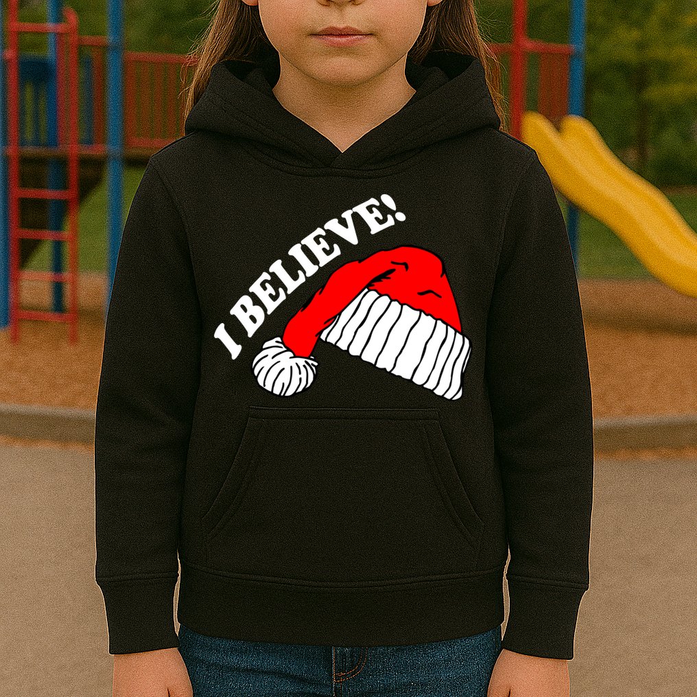 I Believe In Santa Claus Christmas Kids Hoodie