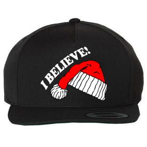 I Believe In Santa Claus Christmas Wool Snapback Cap