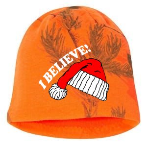 I Believe In Santa Claus Christmas Kati - Camo Knit Beanie