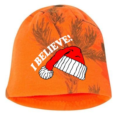 I Believe In Santa Claus Christmas Kati - Camo Knit Beanie