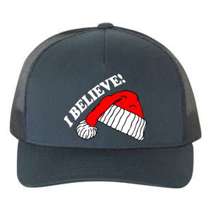 I Believe In Santa Claus Christmas Yupoong Adult 5-Panel Trucker Hat