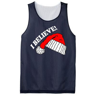 I Believe In Santa Claus Christmas Mesh Reversible Basketball Jersey Tank