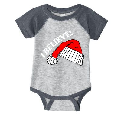 I Believe In Santa Claus Christmas Infant Baby Jersey Bodysuit