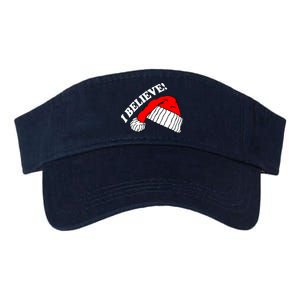 I Believe In Santa Claus Christmas Valucap Bio-Washed Visor