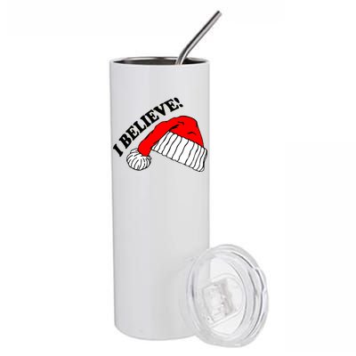 I Believe In Santa Claus Christmas Stainless Steel Tumbler