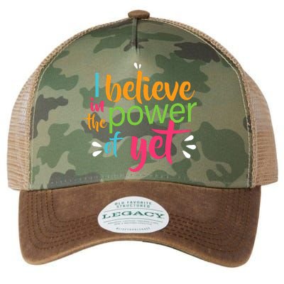 I Believe in the Power of Yet Growth Mindset Legacy Tie Dye Trucker Hat