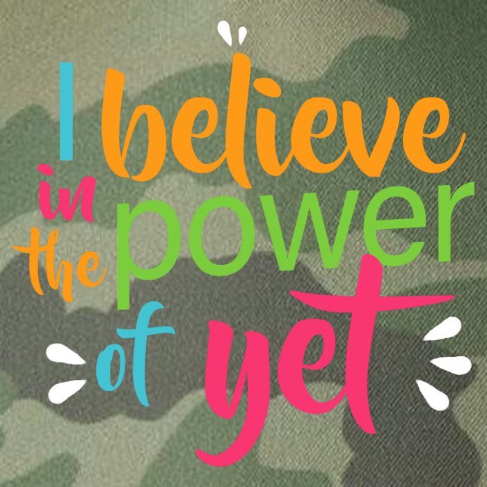I Believe in the Power of Yet Growth Mindset Legacy Tie Dye Trucker Hat
