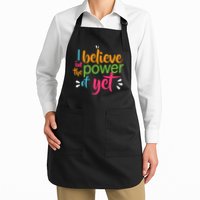 I Believe in the Power of Yet Growth Mindset Apron