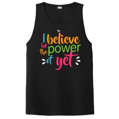 I Believe in the Power of Yet Growth Mindset PosiCharge Competitor Tank