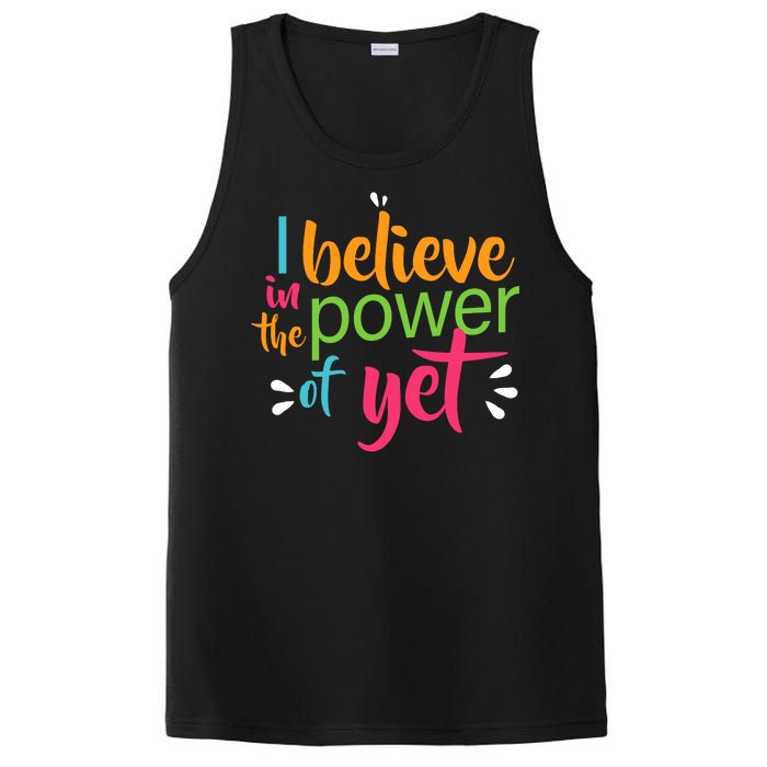 I Believe in the Power of Yet Growth Mindset PosiCharge Competitor Tank