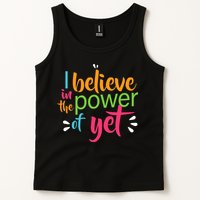 I Believe in the Power of Yet Growth Mindset Tank Top