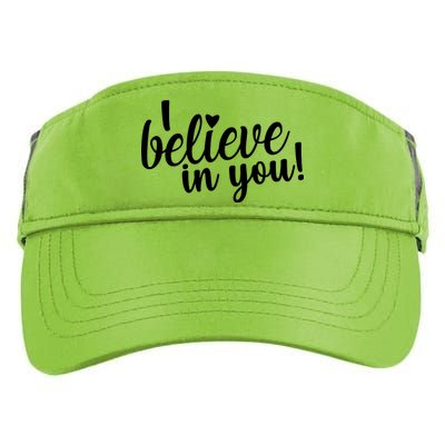 I Believe In You Teacher Adult Drive Performance Visor