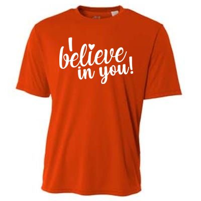 I Believe In You Teacher Cooling Performance Crew T-Shirt