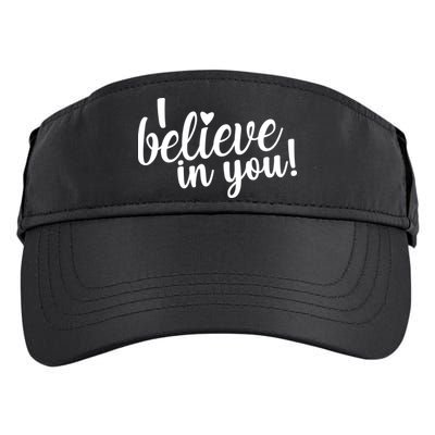 I Believe In You Teacher Adult Drive Performance Visor