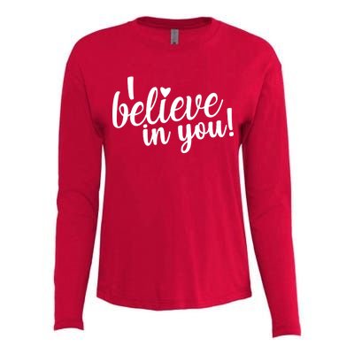 I Believe In You Teacher Womens Cotton Relaxed Long Sleeve T-Shirt