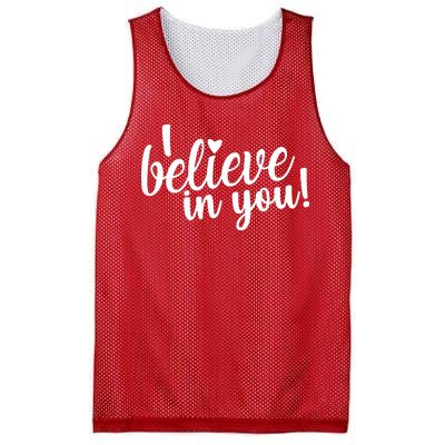 I Believe In You Teacher Mesh Reversible Basketball Jersey Tank