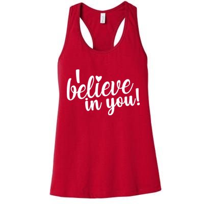 I Believe In You Teacher Womens Tank Top