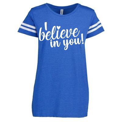 I Believe In You Teacher Enza Ladies Jersey Football T-Shirt