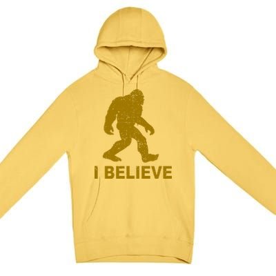 I Believe Sasquatch Bigfoot Premium Pullover Hoodie