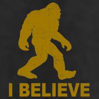I Believe Sasquatch Bigfoot Garment-Dyed Heavyweight T-Shirt