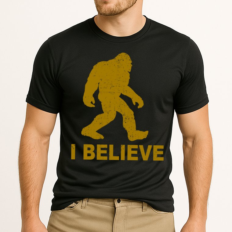 I Believe Sasquatch Bigfoot Performance Shirt
