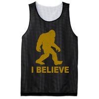 I Believe Sasquatch Bigfoot Mesh Reversible Basketball Jersey Tank