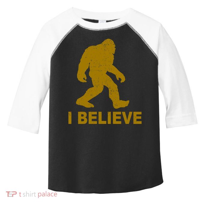 I Believe Sasquatch Bigfoot Toddler Fine Jersey T-Shirt