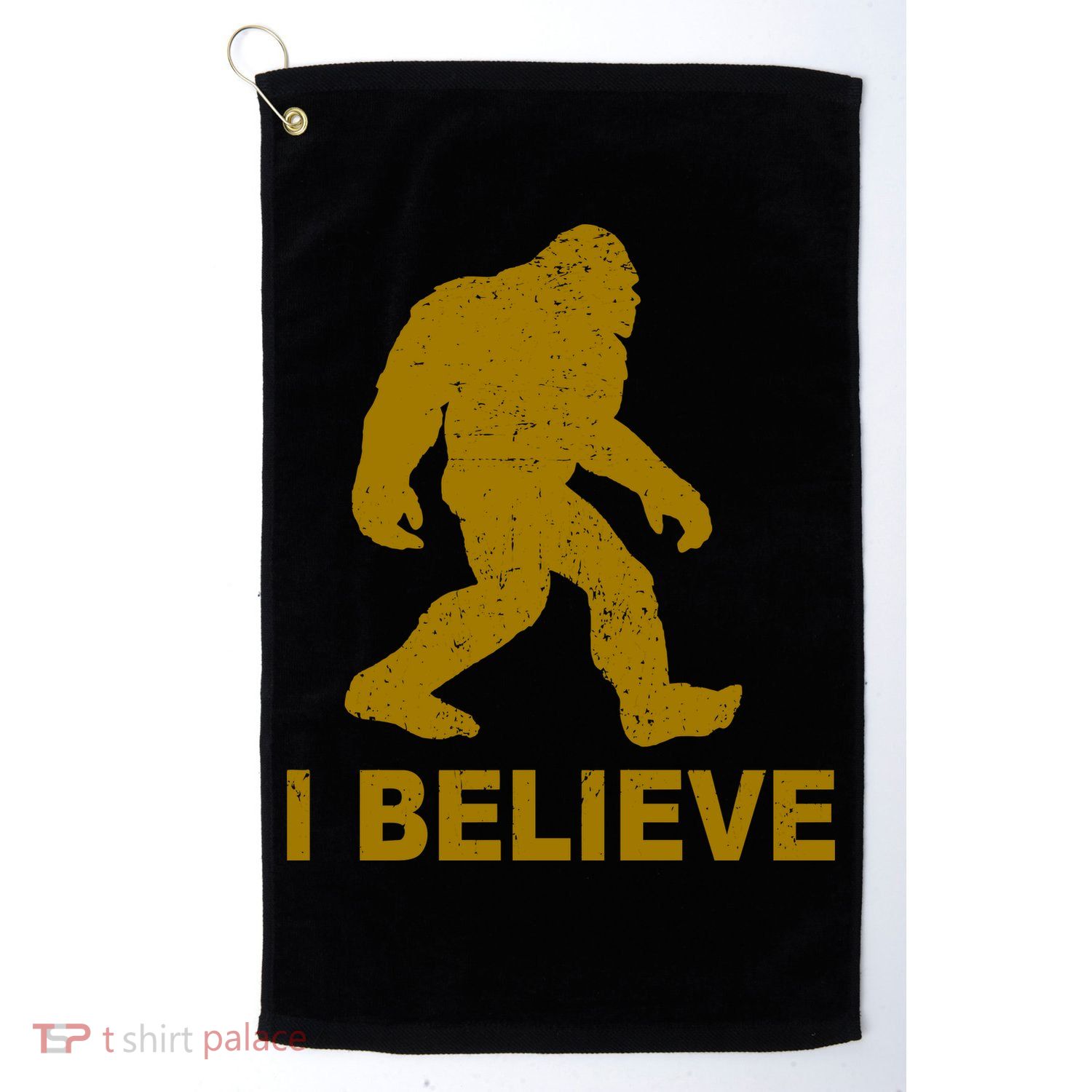 I Believe Sasquatch Bigfoot Golf Towel