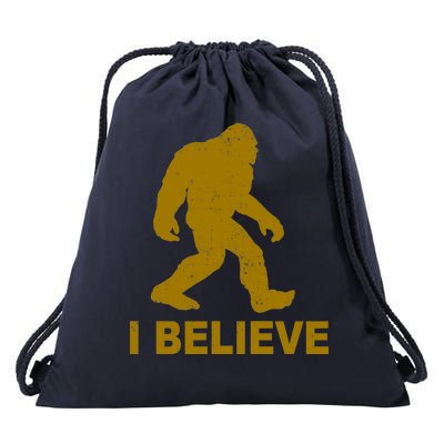 I Believe Sasquatch Bigfoot Drawstring Bag