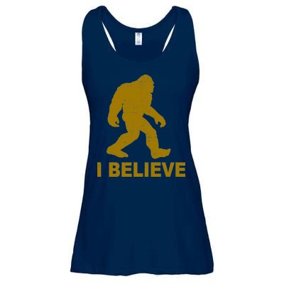 I Believe Sasquatch Bigfoot Ladies Essential Flowy Tank