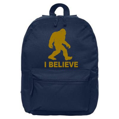 I Believe Sasquatch Bigfoot 16 in Basic Backpack