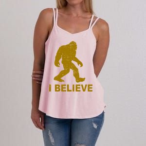 I Believe Sasquatch Bigfoot Women's Strappy Tank