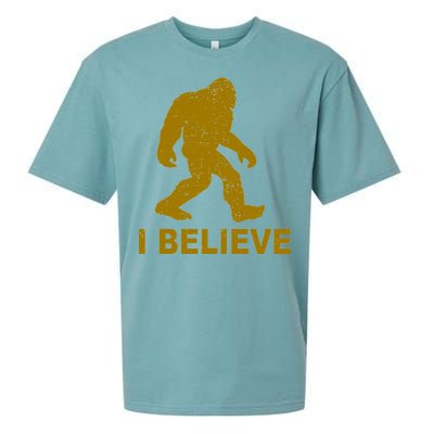 I Believe Sasquatch Bigfoot Sueded Cloud Jersey T-Shirt