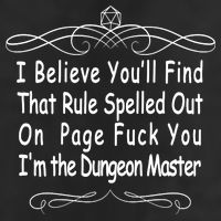 I Believe You'll That Rule Dungeon Master Golf Towel