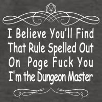 I Believe You'll That Rule Dungeon Master Vector Backpack